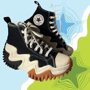 Converse Black Run Star Motion High Tops Women's Size 7